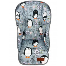 Чехол на стульчик для кормления "Penguin in Flowers"